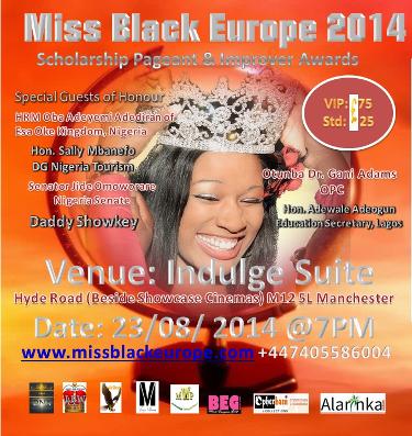 MISS BLACK EUROPE INTERNATIONAL PADGEANT & IMPROVER AWARDS
